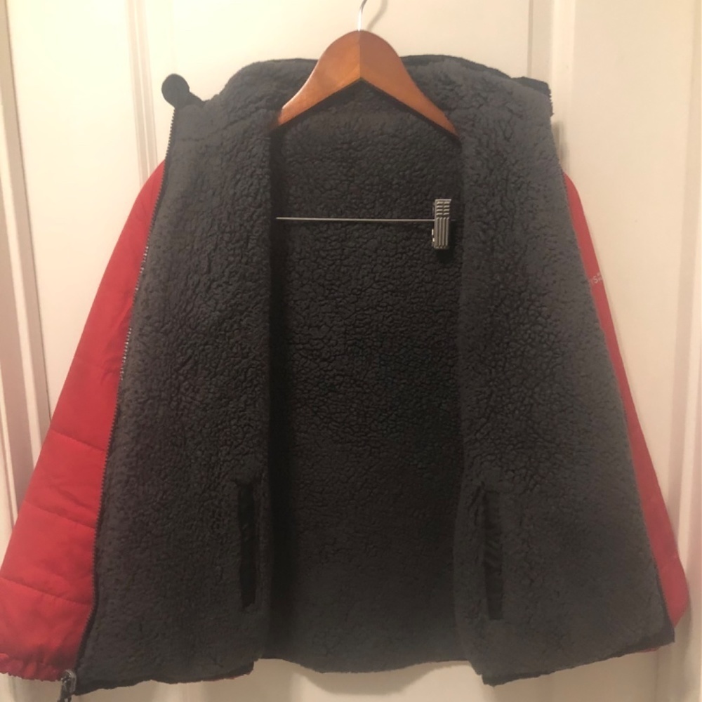 Swiss Alps Boys Reversable Full Zip Winter Coat x Fleece Jacket Size  M (10-12) - Picture 7 of 13